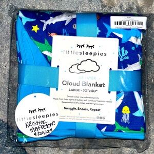 Little Sleepies Bamboo Rad Reef Cloud Blanket